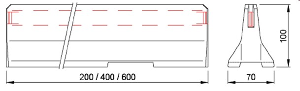 delta bloc 100 cm